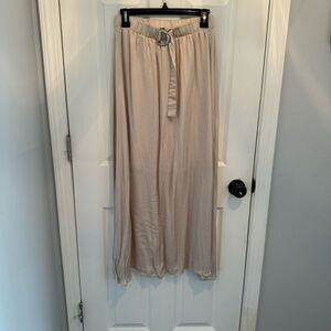 Bar Iii Women's Belted Pull-On Maxi Skirt